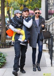 Миранда Керр и Орландо Блум вместе отметили Хэллоуин