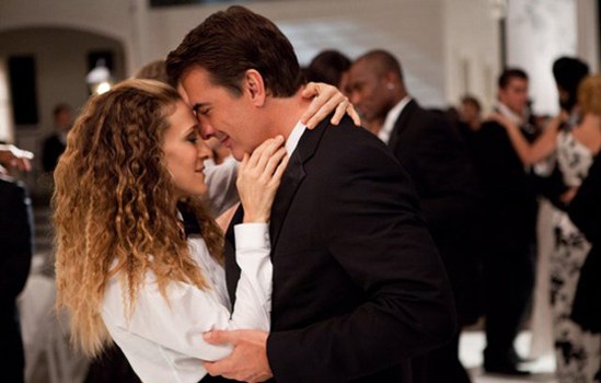 Поцелуй в фильме "Секс в большом городе"