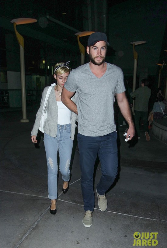 Майли Сайрус и Лиам Хемсворт: Первые совместные фото