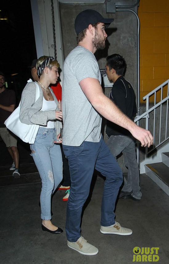 Майли Сайрус и Лиам Хемсворт: Первые совместные фото