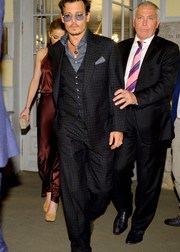  Джонни Депп со своей девушкой Амбер Херд в Москве