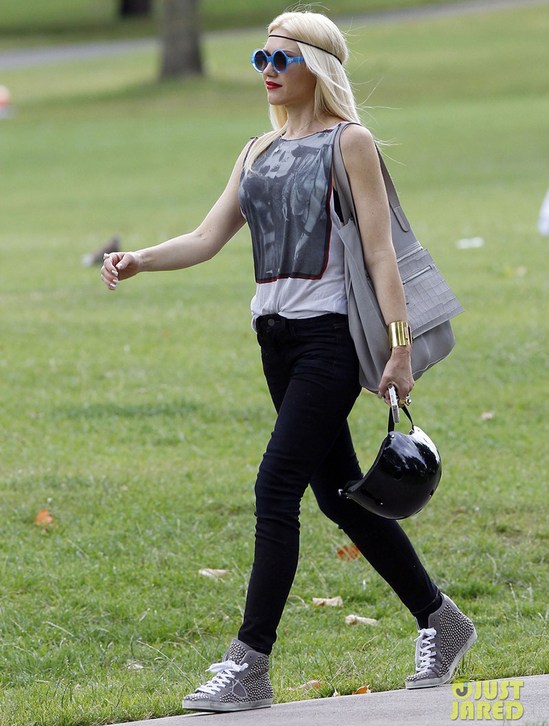 Гвен Стефани с мужем и детьми побывала в Лондоне