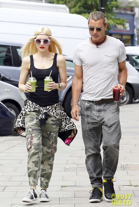 Гвен Стефани с мужем и детьми побывала в Лондоне