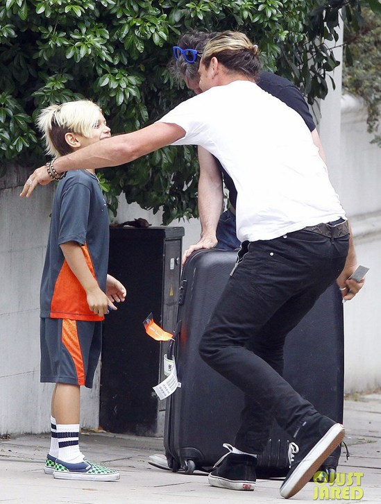 Гвен Стефани с мужем и детьми побывала в Лондоне