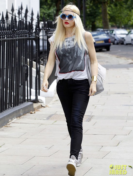 Гвен Стефани с мужем и детьми побывала в Лондоне