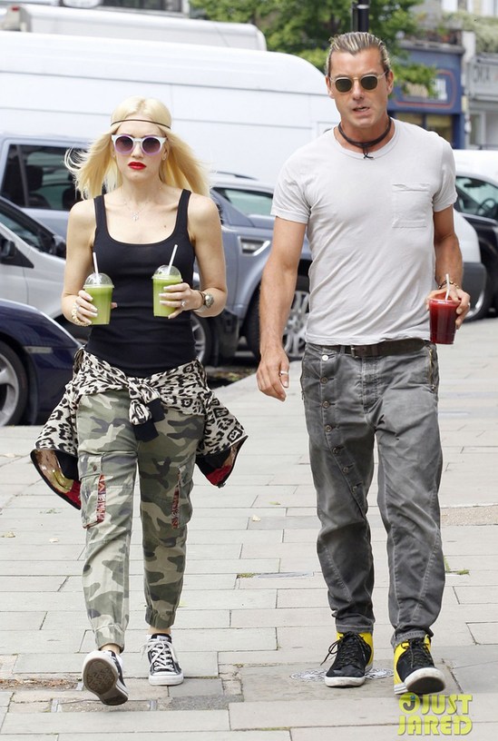 Гвен Стефани с мужем и детьми побывала в Лондоне