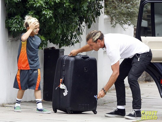 Гвен Стефани с мужем и детьми побывала в Лондоне