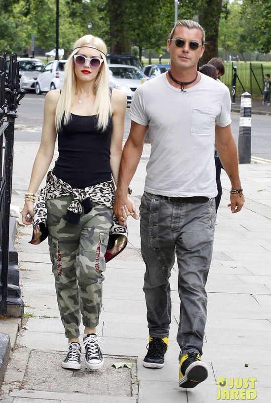 Гвен Стефани с мужем и детьми побывала в Лондоне