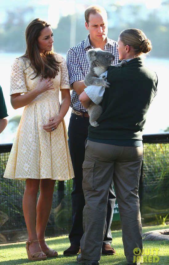 Кейт Миддлтон и Уильям с сыном на Пасху посетили зоопарк