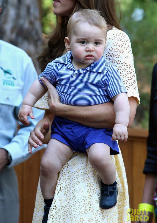 Кейт Миддлтон и Уильям с сыном на Пасху посетили зоопарк