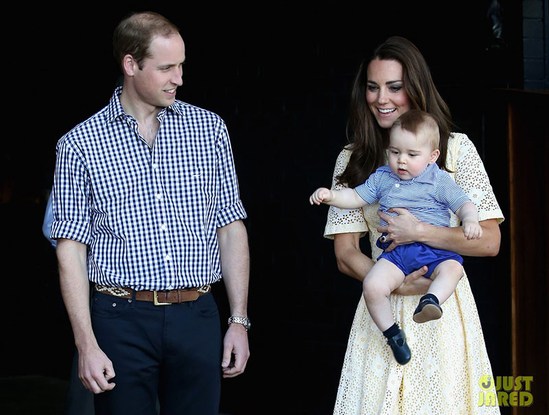 Кейт Миддлтон и Уильям с сыном на Пасху посетили зоопарк