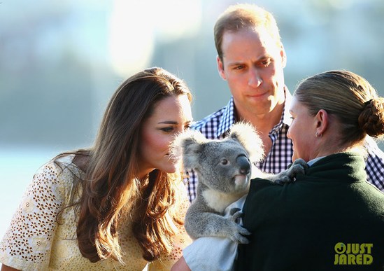 Кейт Миддлтон и Уильям с сыном на Пасху посетили зоопарк