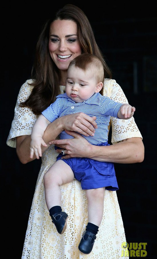 Кейт Миддлтон и Уильям с сыном на Пасху посетили зоопарк