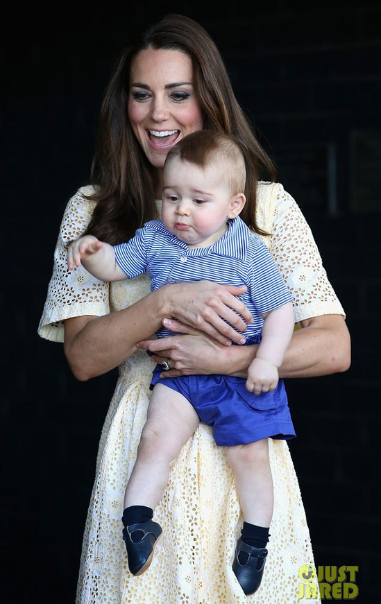 Кейт Миддлтон и Уильям с сыном на Пасху посетили зоопарк