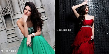 Сестры Ким Кардашян в рекламе платьев для выпускного