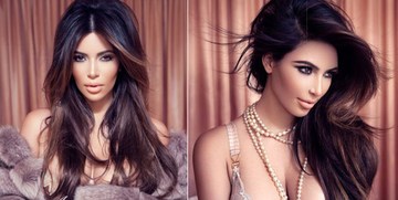 Ким Кардашян разделась для журнала Factice