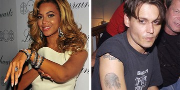 Знаменитости, которые сделали татуировки в честь любви