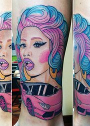 40 прекрасных и ужасающих татуировок в виде знаменитостей