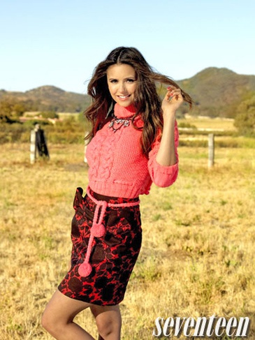 Нина Добрев в журнале Seventeen за октябрь 2012