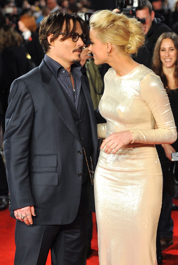 Джонни Депп и Амбер Херд казались счастливыми вместе