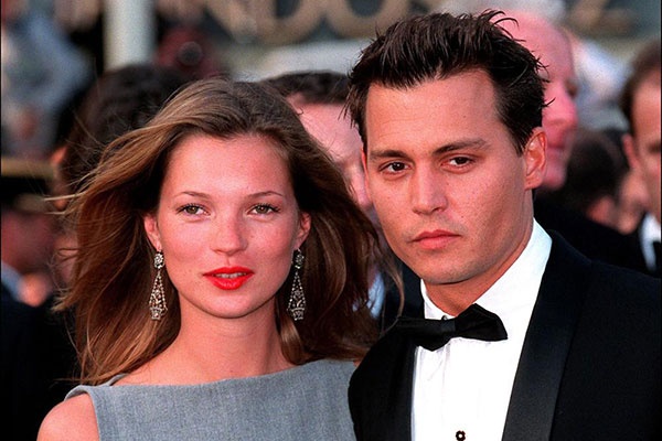 Джонни Депп и Кейт Мосс