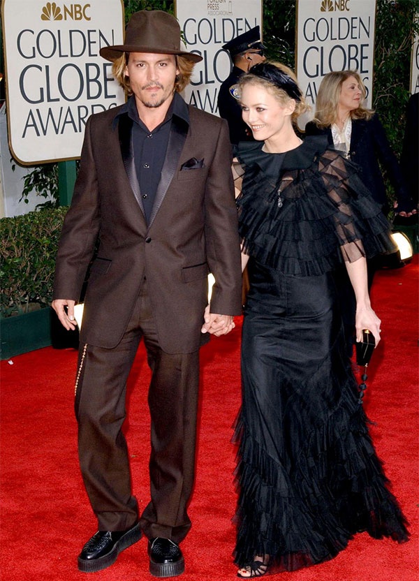 Джонни Депп и Ванесса Паради