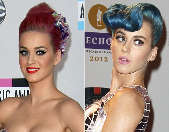 прическа Кэти Перри 2014